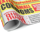 EXTRA KLEINE CONDOMS CADEAUPAPIER (Rol Hoek)