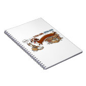 Extra Lange Extra Schattige Dachshond Notitieboek (Rechterzijde)