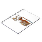 Extra Lange Extra Schattige Dachshond Notitieboek (Linkerzijde)