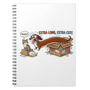Extra Lange Extra Schattige Dachshond Notitieboek
