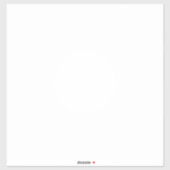 Extra-Large 14" x 14" op maat gesneden vinyl stick Sticker (Vel)