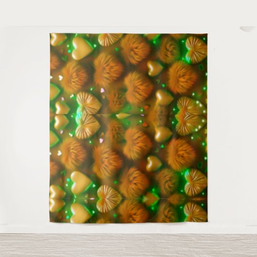 Extra-Large (224 cm x 264 cm) Instant zetten de st Wandkleed (Voorkant)