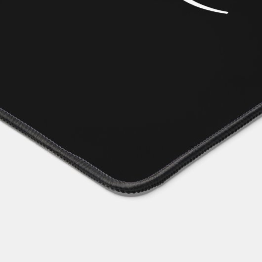 Extra large mouse pad with custom monogram (Hoek)