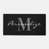 Extra large mouse pad with custom monogram (Voorkant)