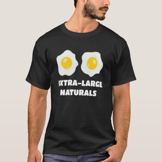 Extra Large Natural Eggs T-shirt (Voorkant)