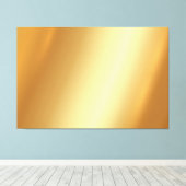 Extra Large Upload Your Photo on Gold Background Canvas Afdruk (Insitu (Houten vloer))