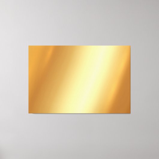 Extra Large Upload Your Photo on Gold Background Canvas Afdruk (Voorkant)