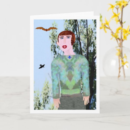 Extra LeeMarie's creatieve ontwerp Kaart (Gele Bloem)