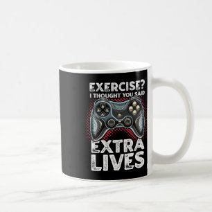 Extra levens Funny Video Game Controller Retro Gam Koffiemok