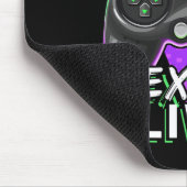 Extra levens Funny Video Game Controller Retro Gam Muismat (Hoek)