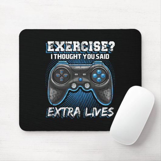Extra Levens Grappige Videogame Controller Retro G Muismat (Met muis)