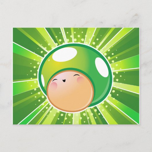 Extra Life Briefkaart paddenstoel (Voorkant)