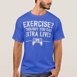 Extra Lives Funny Video Game Controller Retro Boy T-shirt