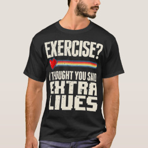 Extra Lives Funny Video Game Controller Retro Boy T-shirt