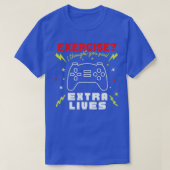 Extra Lives Funny Video Game Controller Retro Boy T-shirt (Design voorkant)