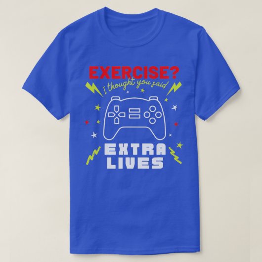 Extra Lives Funny Video Game Controller Retro Boy T-shirt (Design voorkant)