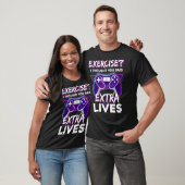 Extra lives Video Game Controller Retro Gamer Boys T-shirt (Unisex)