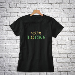 Extra Lucky Hoefijzer St. Patrick's Day T-shirt