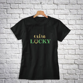 Extra Lucky Hoefijzer St. Patrick's Day T-shirt