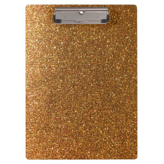 Extra luxe Gold Glitter-docenten Classroom Klembord (Voorkant)