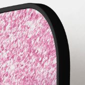 Extra luxe lichtroze Blauwgroen ombre Glitter Pickleball Paddle (Links Detail)