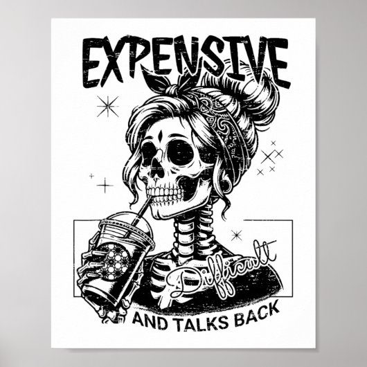 Extra moeilijk en praatjesback-Moederdag Poster (Voorkant)