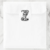 Extra moeilijk en praatjesback-Moederdag Ronde Sticker (Tas)