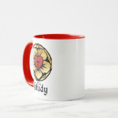 Extra NAO onderzoek Mok rood (Voorkant links)