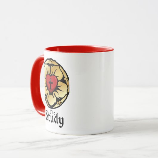 Extra NAO onderzoek Mok rood (Voorkant links)