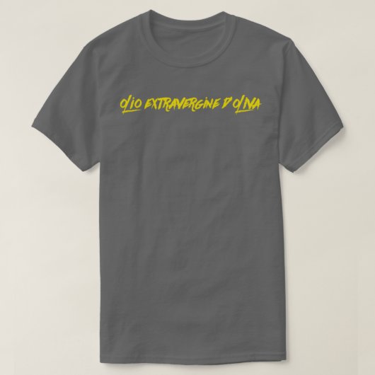 Extra ontwerp voor olijfolie van eerste persing t-shirt (Design voorkant)