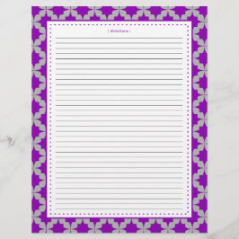 Extra Paarse Retro Star Recipages