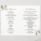 EXTRA PAGINA INSERT for Woodland Wedding Programs (Voorkant)