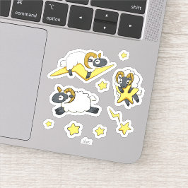 Extra RAM - Schaap met sterren Computer Science Pu Sticker