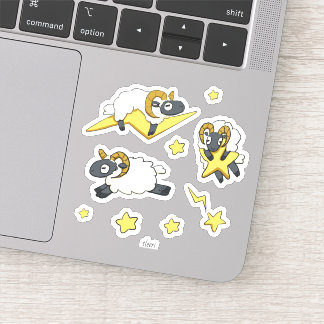 Extra RAM - Schaap met sterren Computer Science Pu Sticker