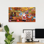 Extra reusachtig poster, kerstmagie voor kerstmis poster (Thuiskantoor)