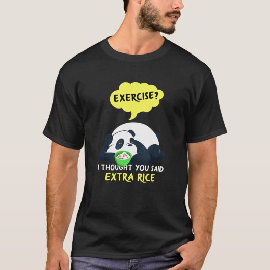 Extra Rice Panda Apparel Panda T-shirt (Voorkant)