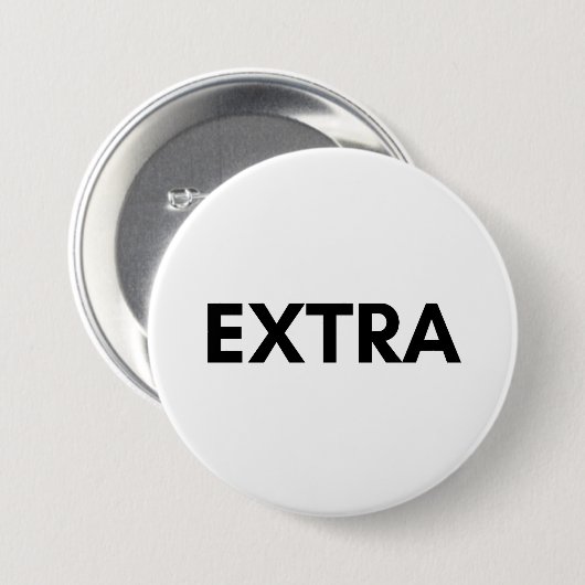 extra ronde button 7,6 cm (Voorkant /achterkant)