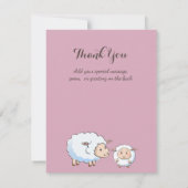 Extra roze, grijze lamp, babyvoeding kaart (Achterkant)