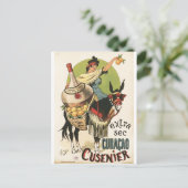 "Extra scène. Curaçao Cusenier" Luierreclame Briefkaart (Staand voorkant)