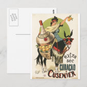"Extra scène. Curaçao Cusenier" Luierreclame Briefkaart (Voorkant / Achterkant)