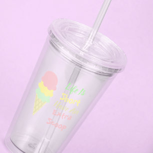 Extra Schep Ijs Acryl Drinkbeker