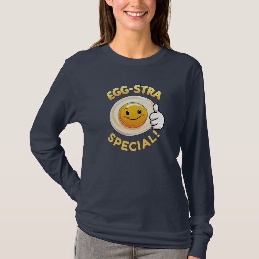 🥚 Extra Speciaal Ei – Grappige Cute Ei Woordspeli T-shirt (Voorkant)