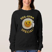 🥚 Extra Speciaal Ei – Grappige Cute Ei Woordspeli Trui (Voorkant)