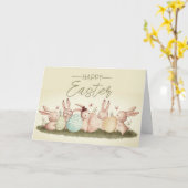 Extra speciaal! Prettig Pasen Kaart (Gele Bloem)
