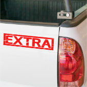 Extra stempel bumpersticker (Op Truck)