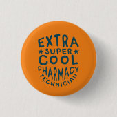 Extra Super Cool Pharmaceuticals Ronde Button 3,2 Cm (Voorkant)