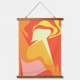 Extra Terrestrial Abstract Shapes Tapestry Hangend Wandkleed