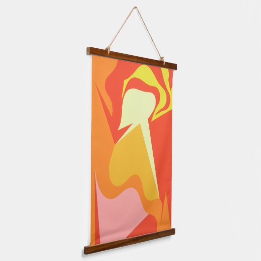 Extra Terrestrial Abstract Shapes Tapestry Hangend Wandkleed (Gebogen)