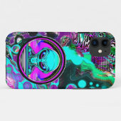 Extra Terrestrial Alien Vliegen Een UFO Case-Mate iPhone Case (Achterkant (horizontaal))