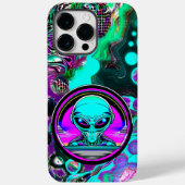 Extra Terrestrial Alien Vliegen Een UFO Case-Mate iPhone Case (Achterkant)